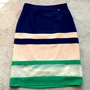 Anthropologie Harlyn Striped Pencil Skirt